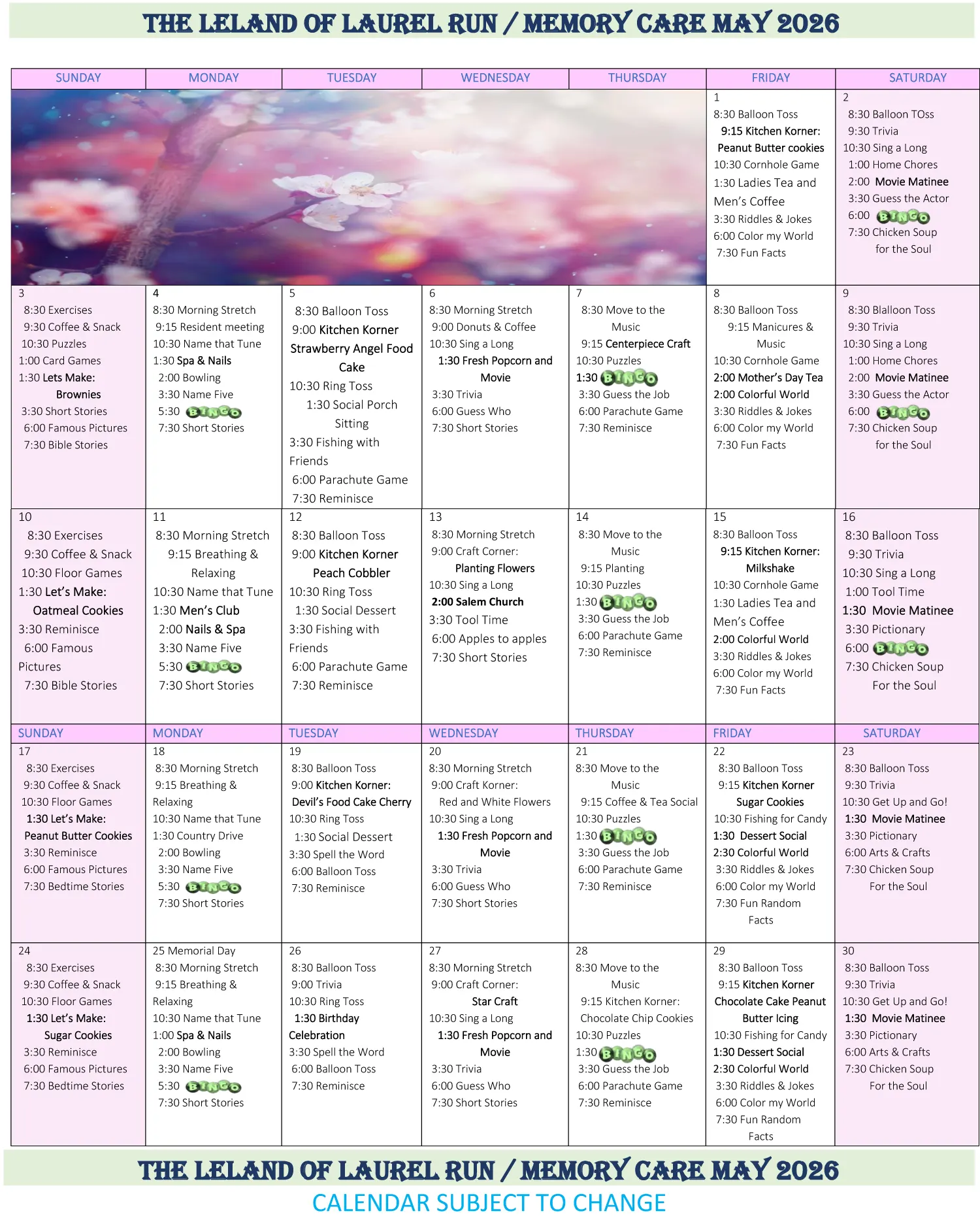 May MC Calendar 2026