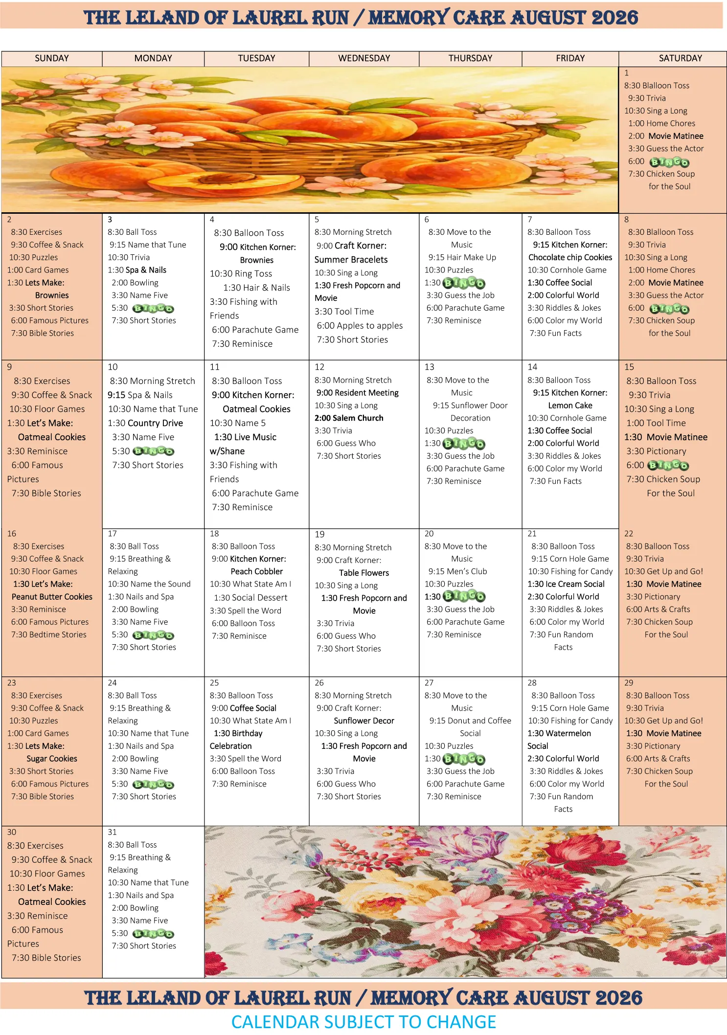 August MC Calendar 2026